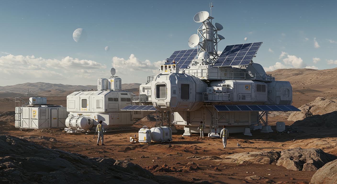 Building Self-Sustaining Habitats on the Moon and Mars: Engineering Humanity's Next Home