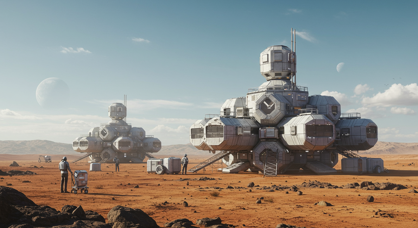 Building Self-Sustaining Habitats on the Moon and Mars: The Future of Human Space Settlement