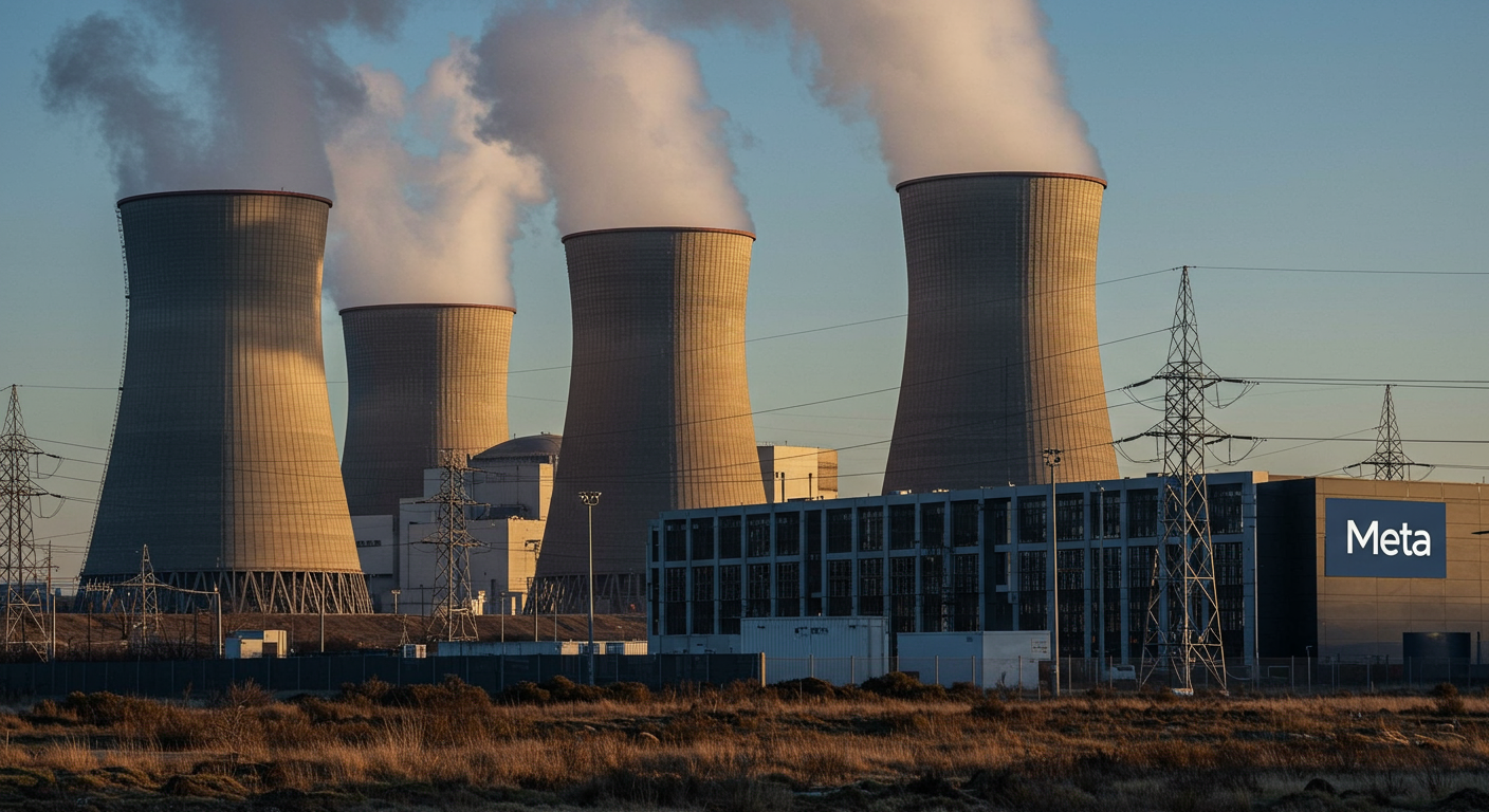 Meta's 6.6 Gigawatt Nuclear Bet Still Falls Short of AI's Power Hunger