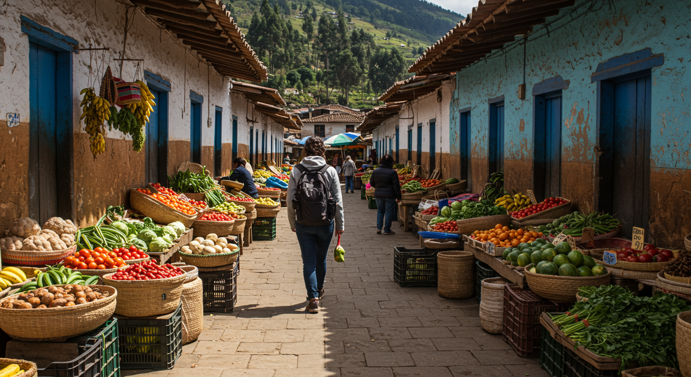 A Market Where Time Seems to Stand Still