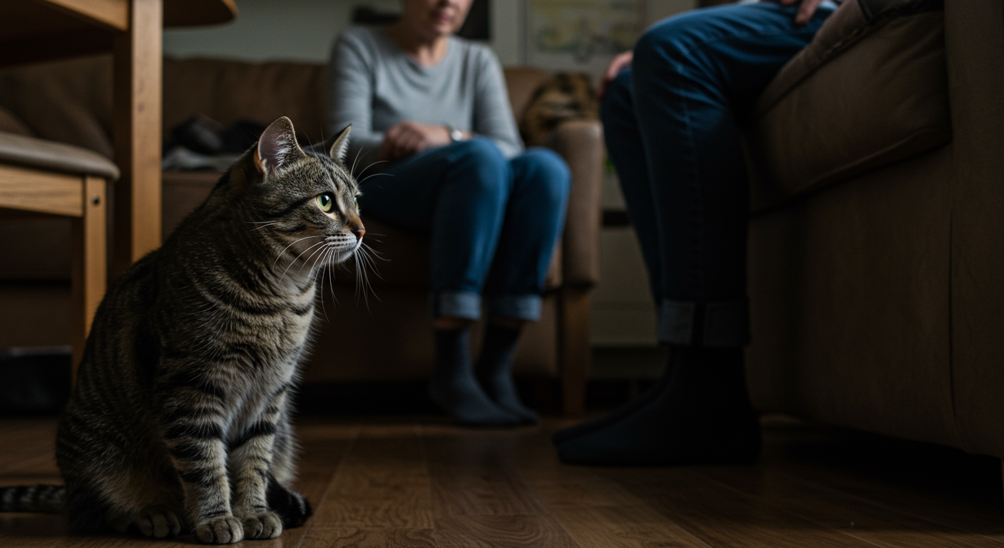 A Cat That Became a Guardian: An Unexpected Protector in Foreign Lands