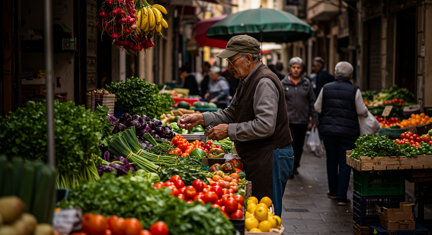 A Market Where Time Seems to Stand Still