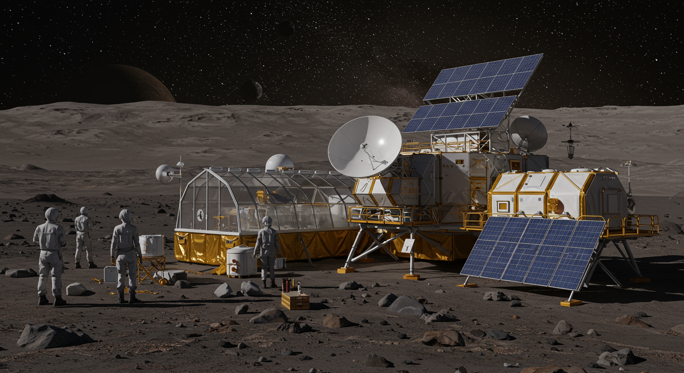 Building Self-Sustaining Habitats on the Moon and Mars: The Next Frontier of Human Settlement