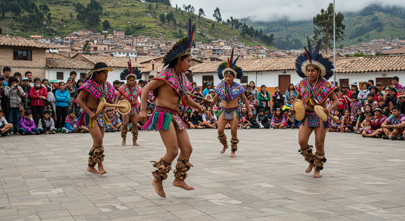 Otavalo on June 24: Watching the Plaza Fill During Inti Raymi