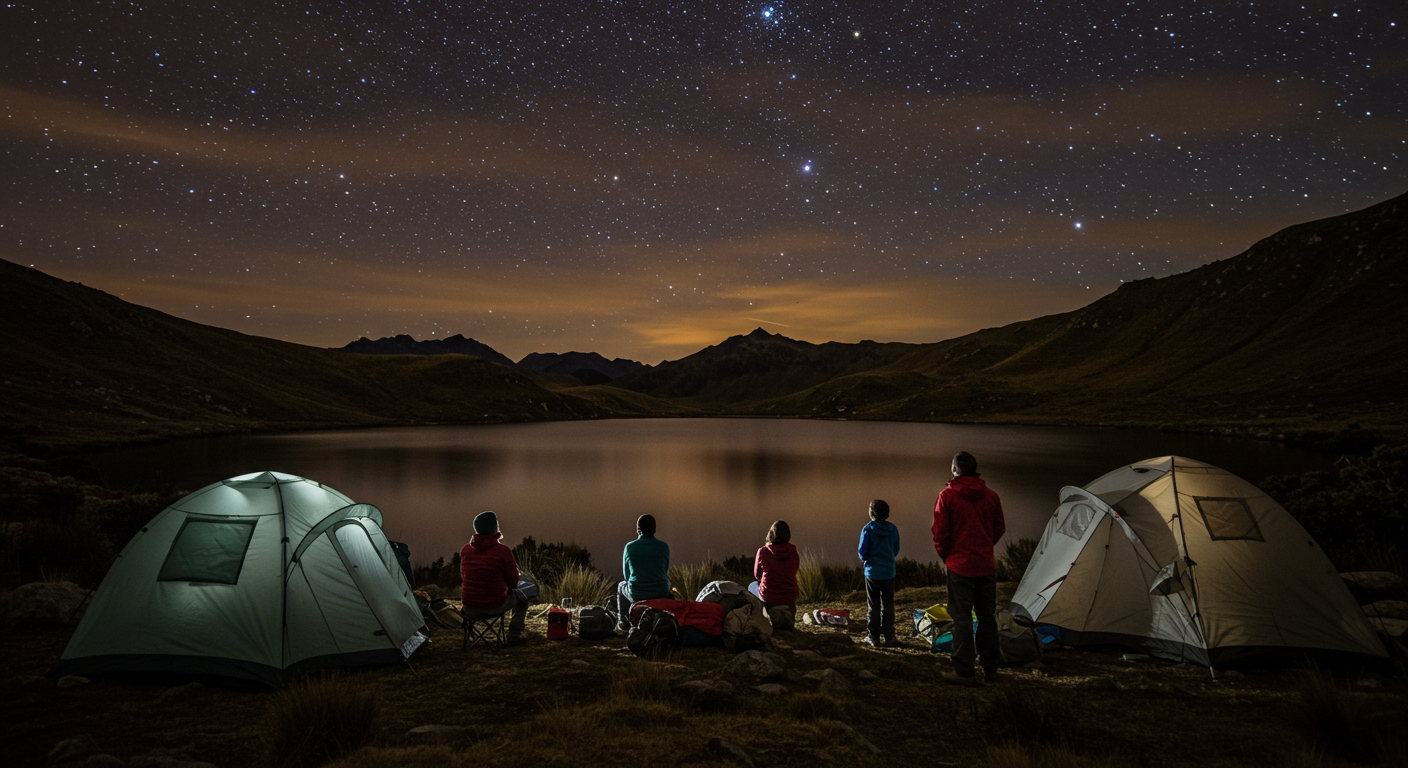 El Cajas and the Campfire Rumor of Lights in the Sky