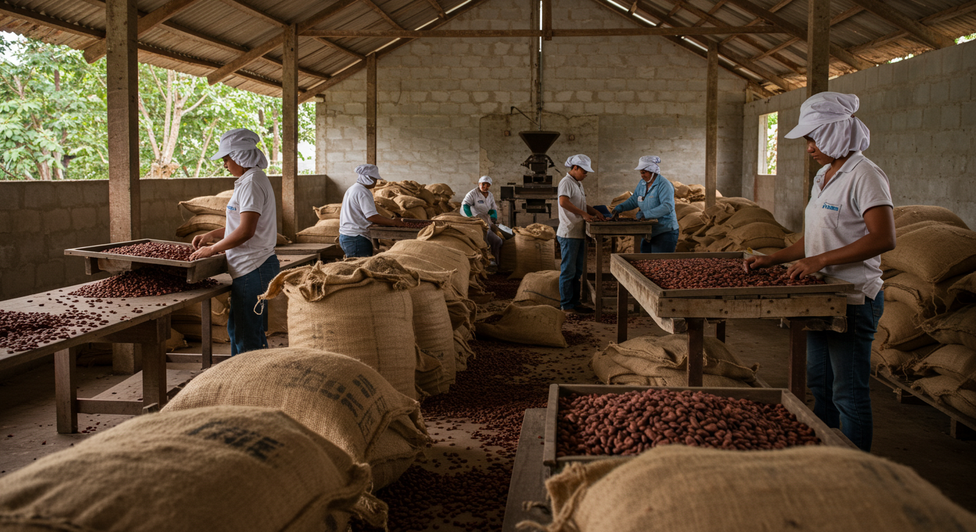 Ecuador’s Cocoa Reversal Hits Export Earnings as Prices Retreat