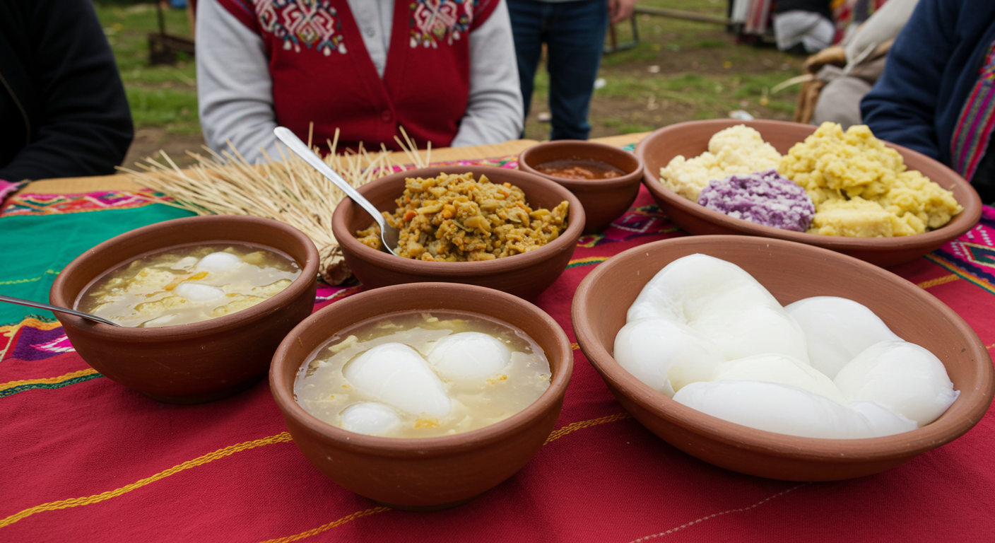 Gallo Caldo, Champús, and Mote: Andean Harvest Flavors of Ecuador’s San Pedro Season
