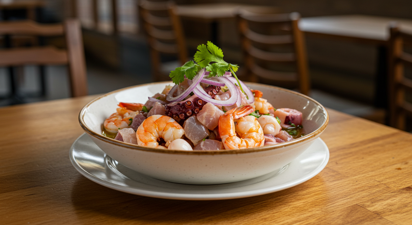 An Eight-Seafood Ceviche Called 'Rompe Colchón' Beat 23 Champions to Win Guayaquil's Hueca World Cup