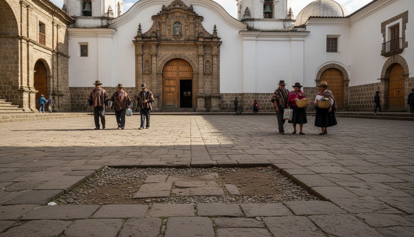 The Missing Stone in Quito's San Francisco Atrium Still Marks Cantuña's Legendary Pact With the Devil