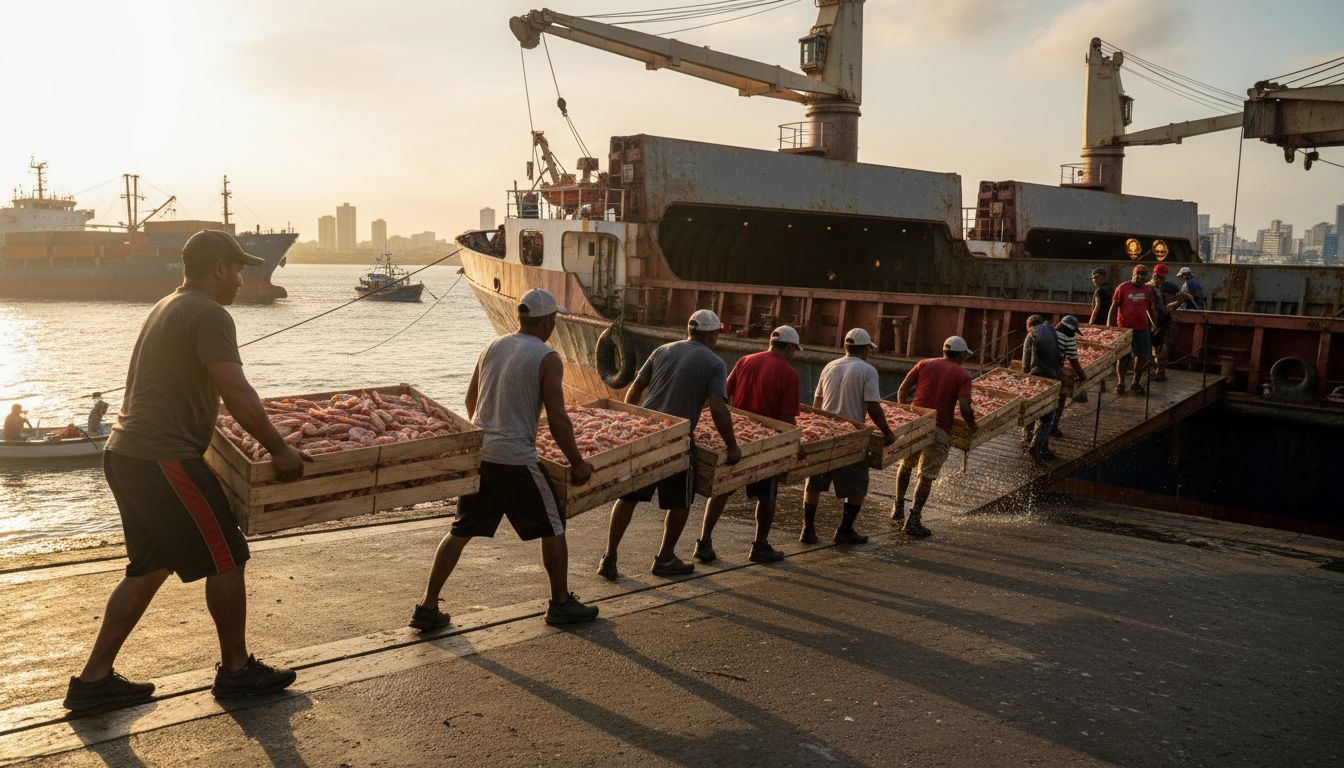 Ecuador's Record $10.18 Billion Export Quarter: Shrimp Hits $2.55 Billion as Trade Surplus Narrows