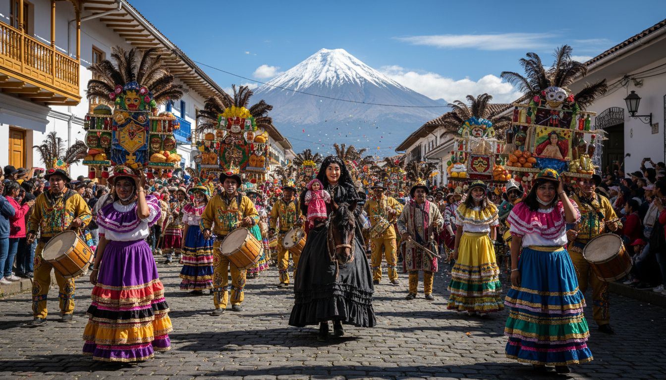 Arriving in Latacunga for Mama Negra: An Expat's First Encounter with Faith, Fire, and Fiesta