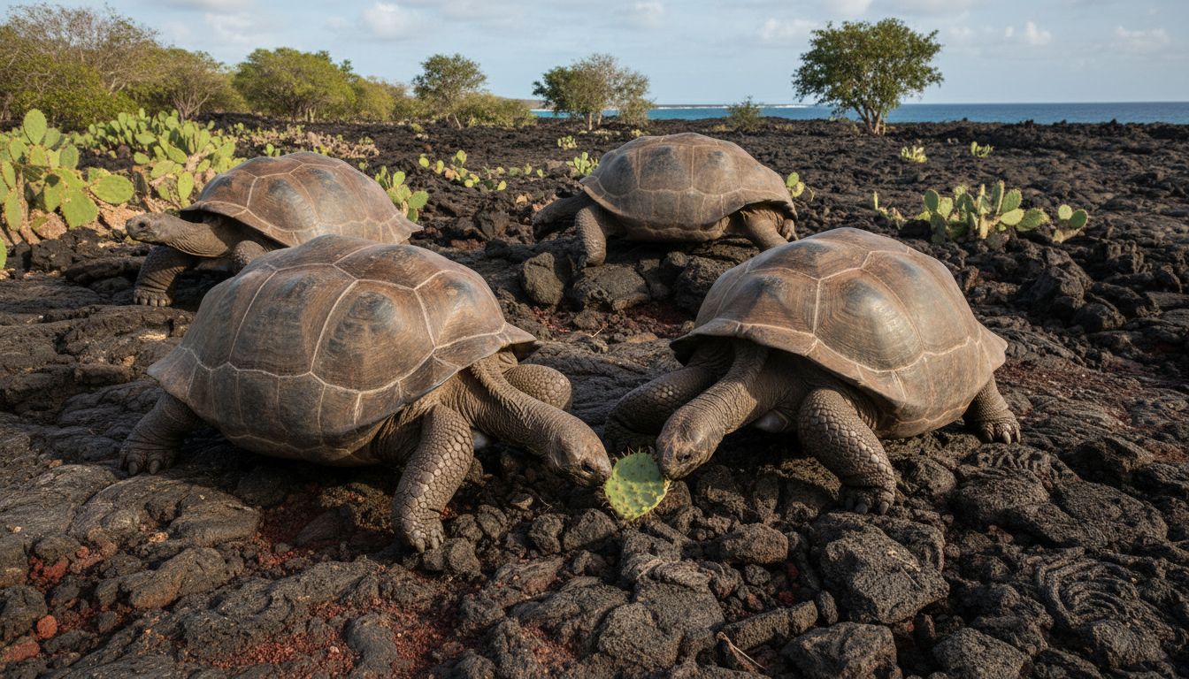 Galápagos 'Alien' Tortoises: How Wolf Volcano Hybrids Are Bringing a Lost Species Back to Floreana
