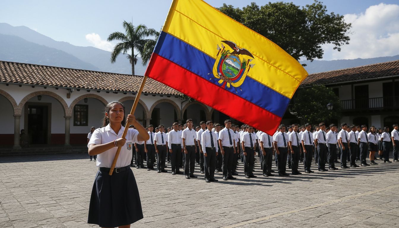 Ecuador Swears to Its Flag on September 26, and Every Senior Class Picks Its Abanderado