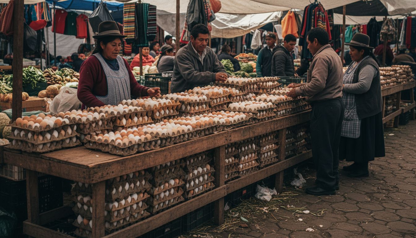 Egg Prices Hit $4.75 a Crate in Cuenca as Ecuador's Laying-Hen Flock Shrinks by Millions