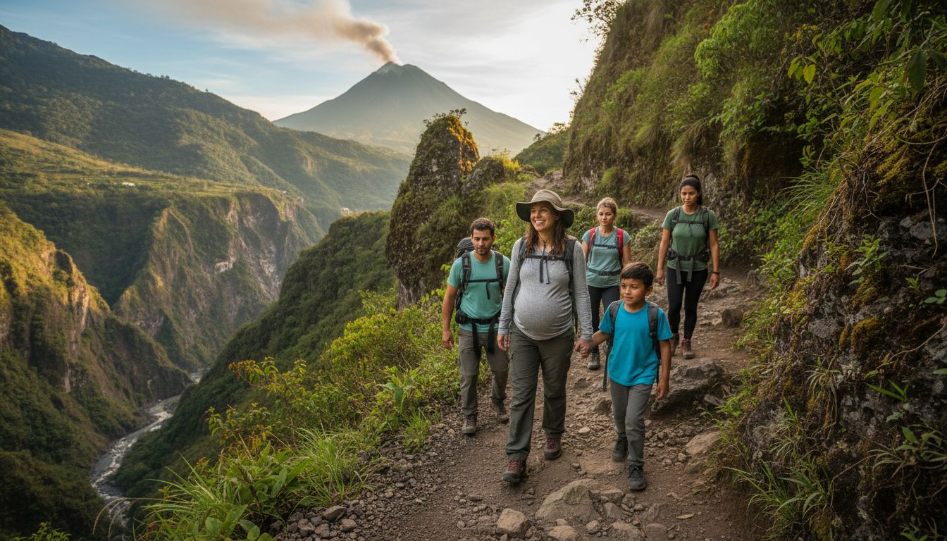 Five Hikers, One Pregnant, Rescued After Getting Lost on Baños's 'Dog Face' Trail