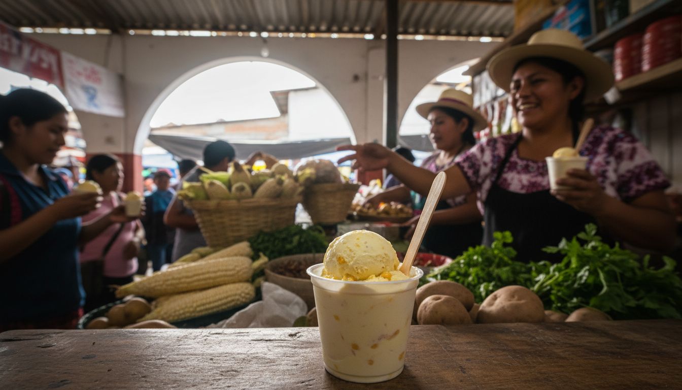 Corn Ice Cream From Mercado 3 de Noviembre Wins Cuenca's Eighth Reto del Sabor Cuencano