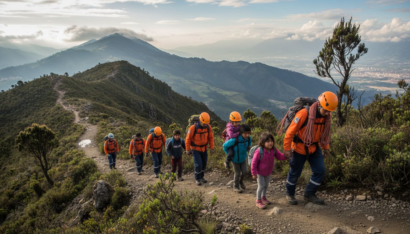 17 Hikers, Including 12 Children, Rescued After Getting Lost North of Quito