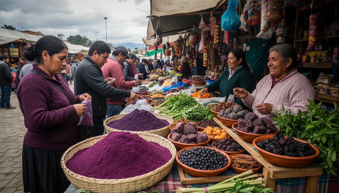 Colada Morada Ingredients Get Pricier in Loja Ahead of Difuntos